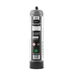Intergases 640g CO2 cylinder left side view