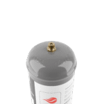 Intergases 640g CO2 cylinder valve detail view 1