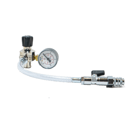 Oxyturbo Minor pressure regulator system for CO2 cylinders