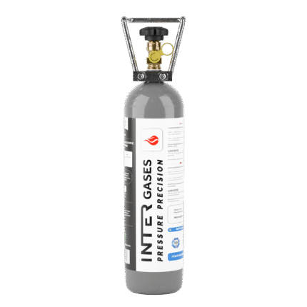Intergases 2kg CO2 cylinder front view