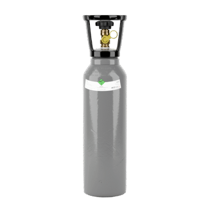 Intergases 3.75kg CO2 cylinder front view
