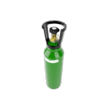 Intergases 5L argon cylinder high angle view