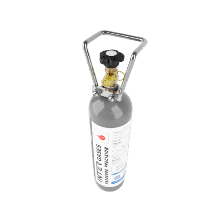Intergases 2kg CO2 cylinder high angle left