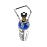 Intergases 2kg N2O cylinder high angle right