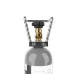 Intergases 2kg CO2 cylinder low angle left