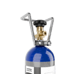 Intergases 2kg N2O cylinder low angle right