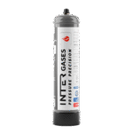Intergases 640g disposable CO2 cylinder front view