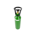 Argon cylinder refill high angle view