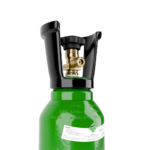 Argon cylinder refill low angle view